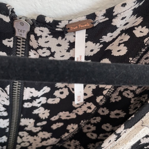 Free People Like You Best Mini Dress black small - Picture 6 of 9